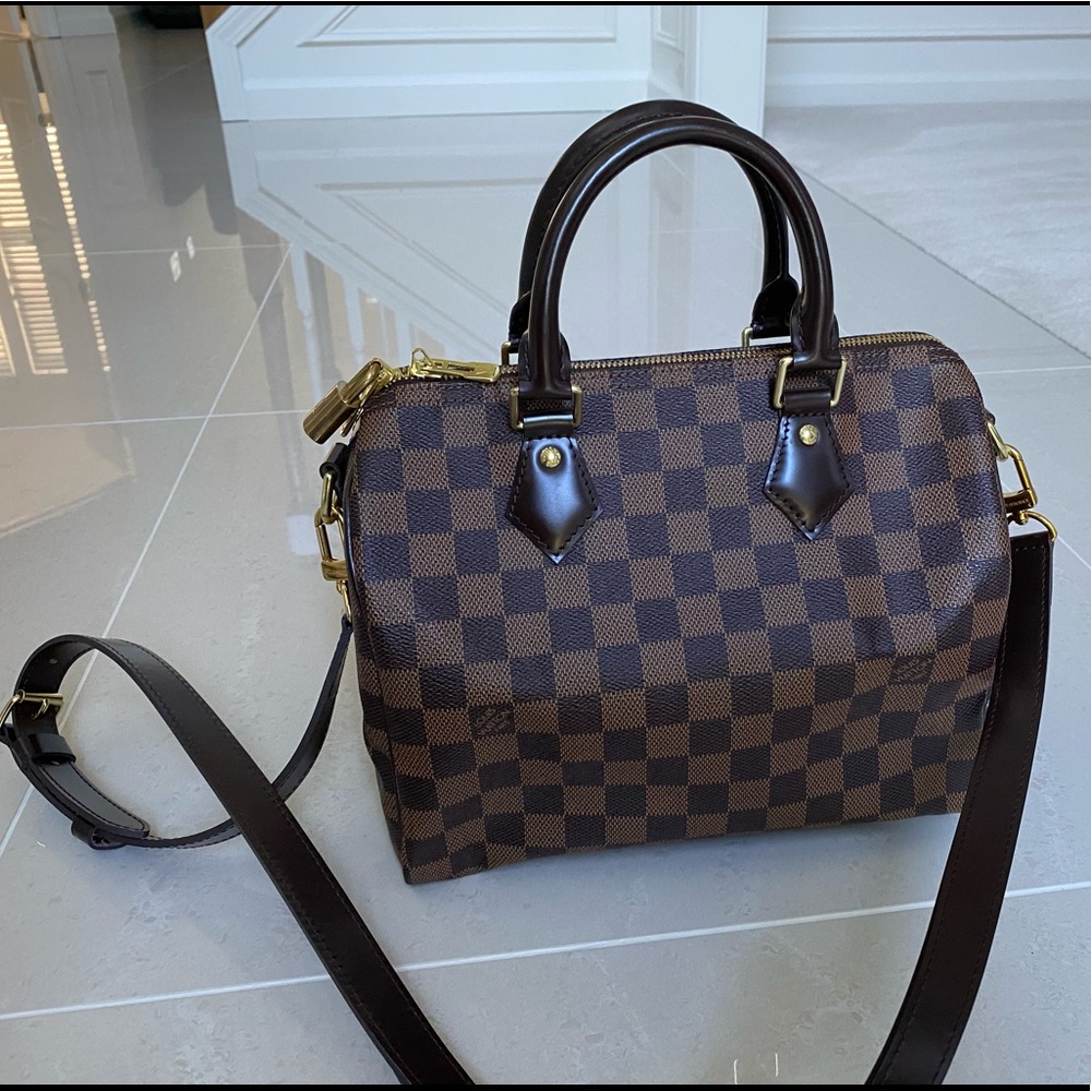 Louis Vuitton Speedy BANDOULIÈRE 25 Damier Ebene
